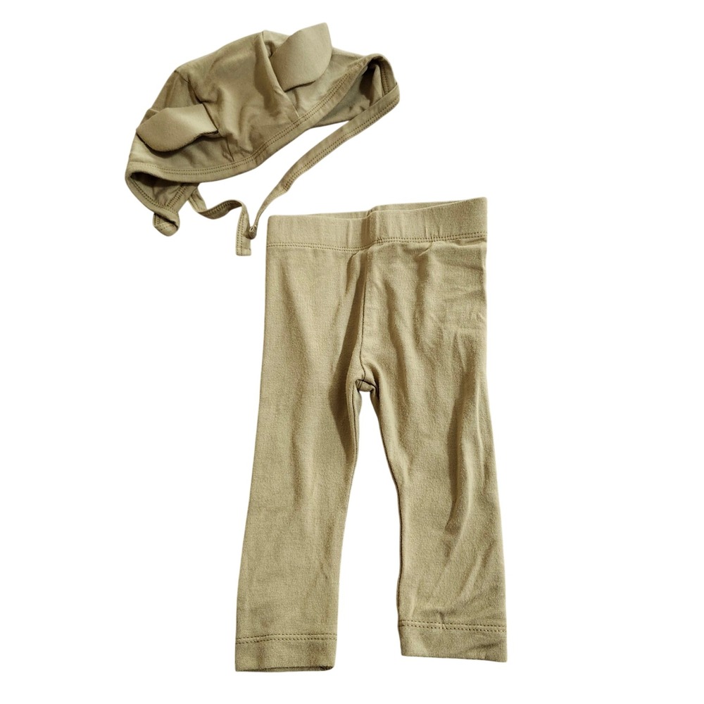 The Woods Baby 12-18M Modal Leggings Taffy Bear Hat Set Taffy
